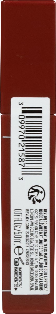 slide 6 of 12, Colorstay Limitless Matte Real Deal 013 Liquid Lipstick 0.17 fl oz, 0.17 fl oz
