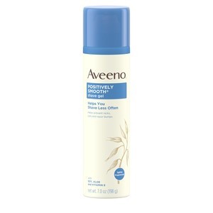 slide 1 of 1, Aveeno Positively Smooth Shave Gel, 7 Oz, 7 oz