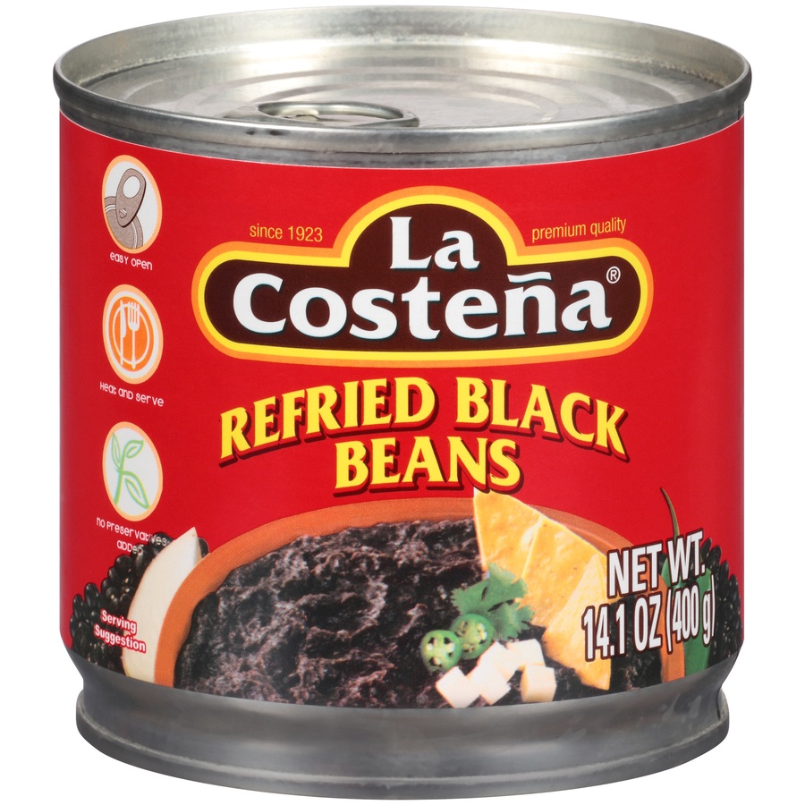 slide 1 of 2, La Costeña Black Beans 14 oz, 14 oz