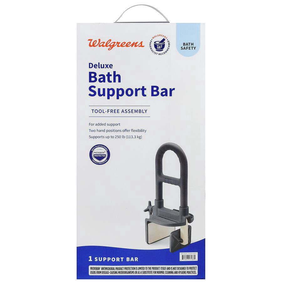 slide 4 of 5, Walgreens Deluxe Bathtub Support Bar, 1 ct