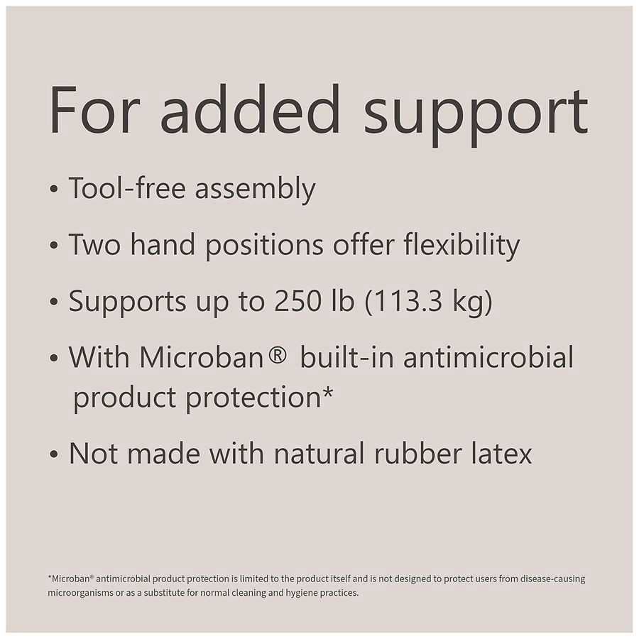 slide 2 of 5, Walgreens Deluxe Bathtub Support Bar, 1 ct