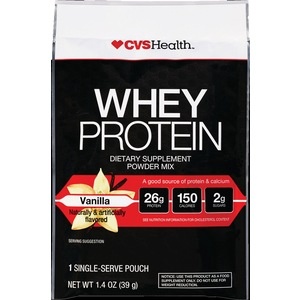 slide 1 of 1, CVS Pharmacy Whey Protein Powder Drink Mix Vanilla, 1.2 oz