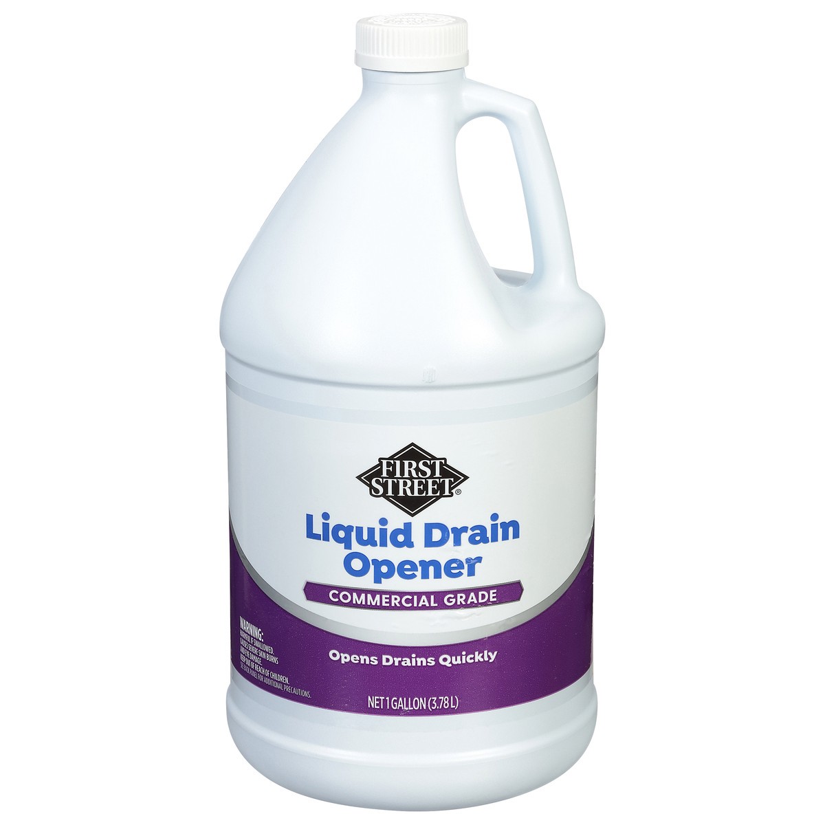 slide 2 of 4, First Street Drain Opener, 1 gal