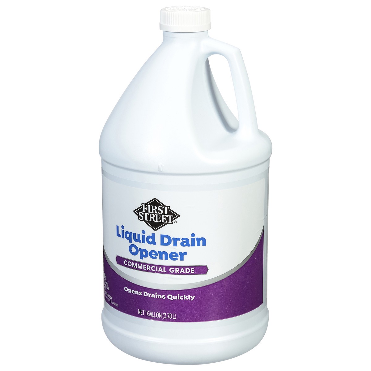 slide 3 of 4, First Street Drain Opener, 1 gal