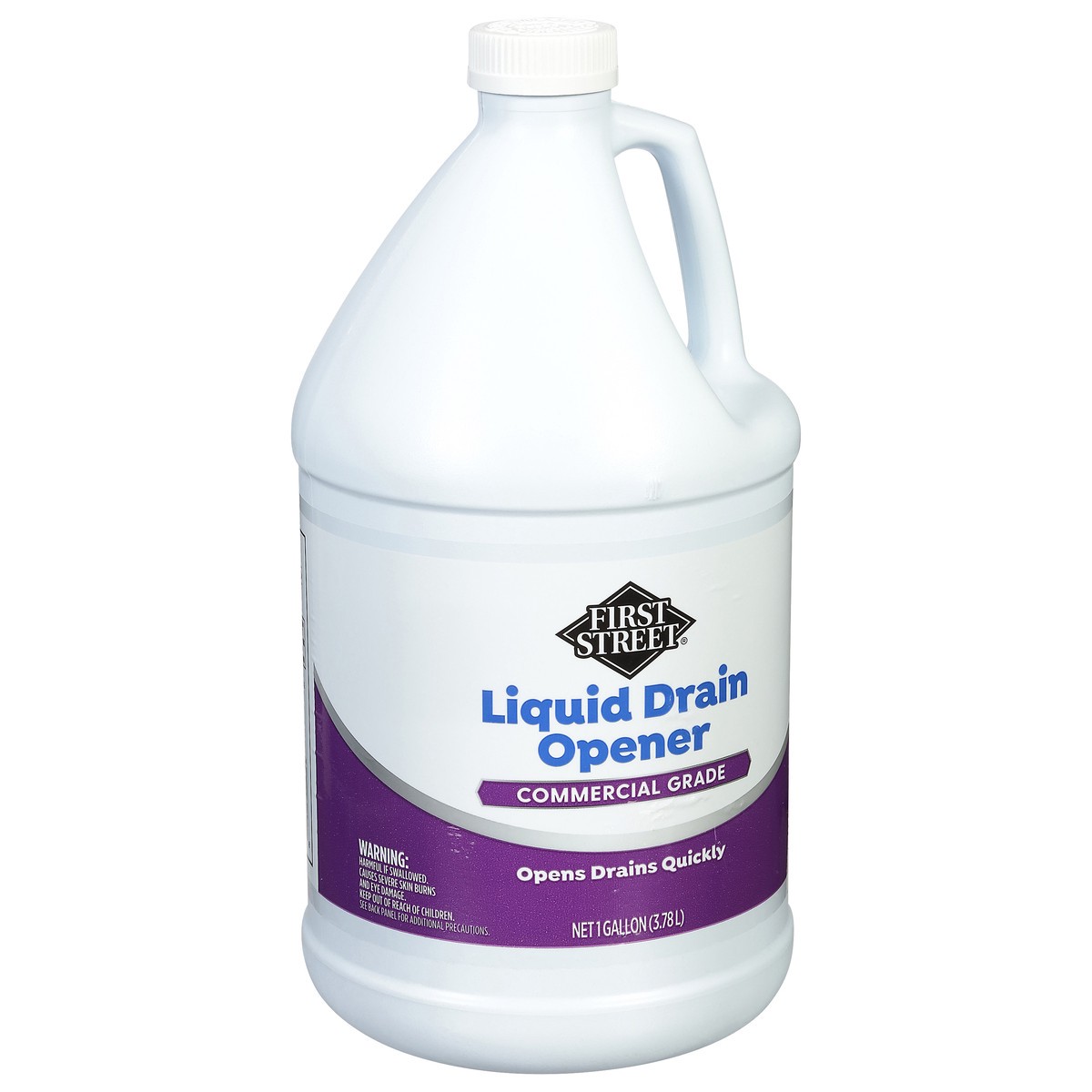 slide 4 of 4, First Street Drain Opener, 1 gal