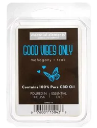 Essential Elements Good Vibes Only Mahogany + Teak Essential Oil Wax Cubes