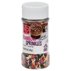 slide 1 of 1, Harris Teeter Dessert Toppings - Rainbow Sprinkles, 3 oz