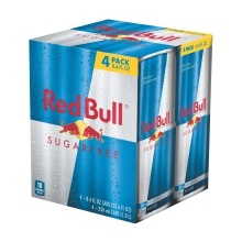 slide 1 of 1, Red Bull Sugar Free Energy Drink - 4 ct; 8.4 fl oz, 4 ct; 8.4 fl oz