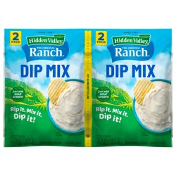 Hidden Valley Thick & Creamy The Original Ranch Dip Recipe 2 - 1 oz Pouches