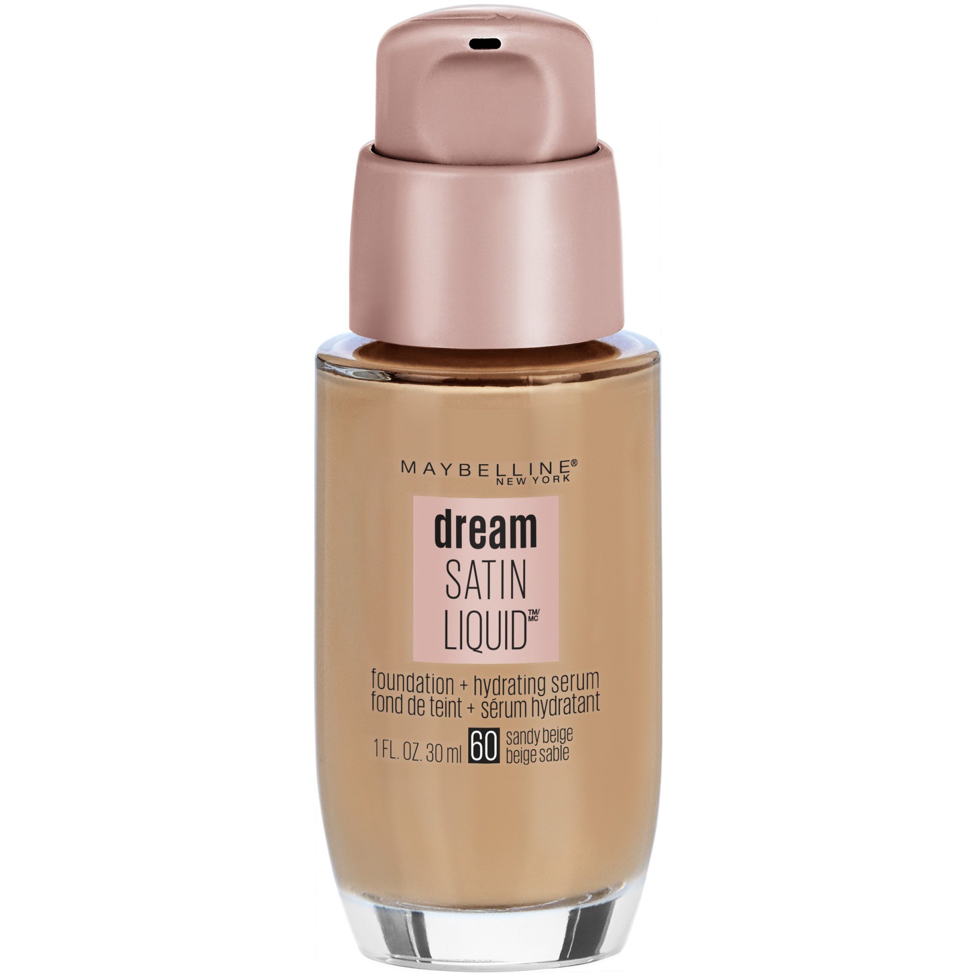 slide 1 of 6, Maybelline New York Dream Liquid Mousse Foundation 60 Sandy Beige, 1 fl oz