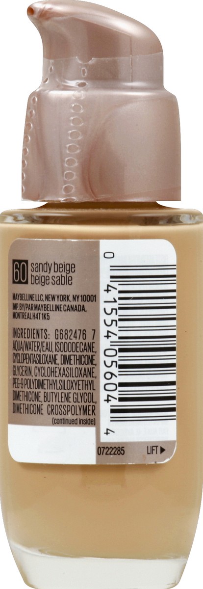 slide 6 of 6, Maybelline New York Dream Liquid Mousse Foundation 60 Sandy Beige, 1 fl oz