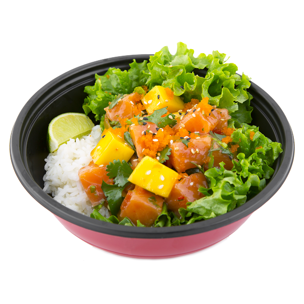 slide 1 of 1, Hissho Mango Salmon Poke, 1 ct