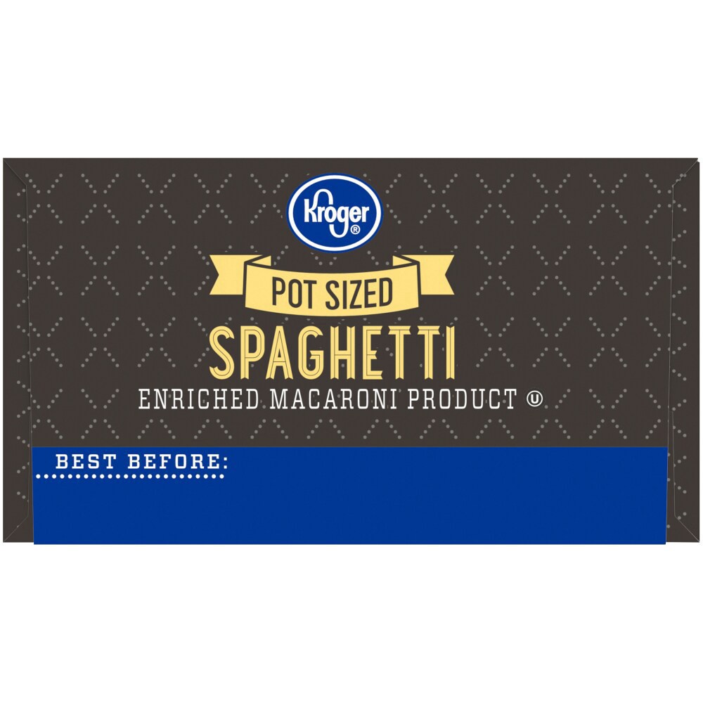 slide 3 of 3, Kroger Pot-Ready Enriched Spaghetti Pasta, 16 oz