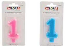 Kolorae Glitter Birthday Candle