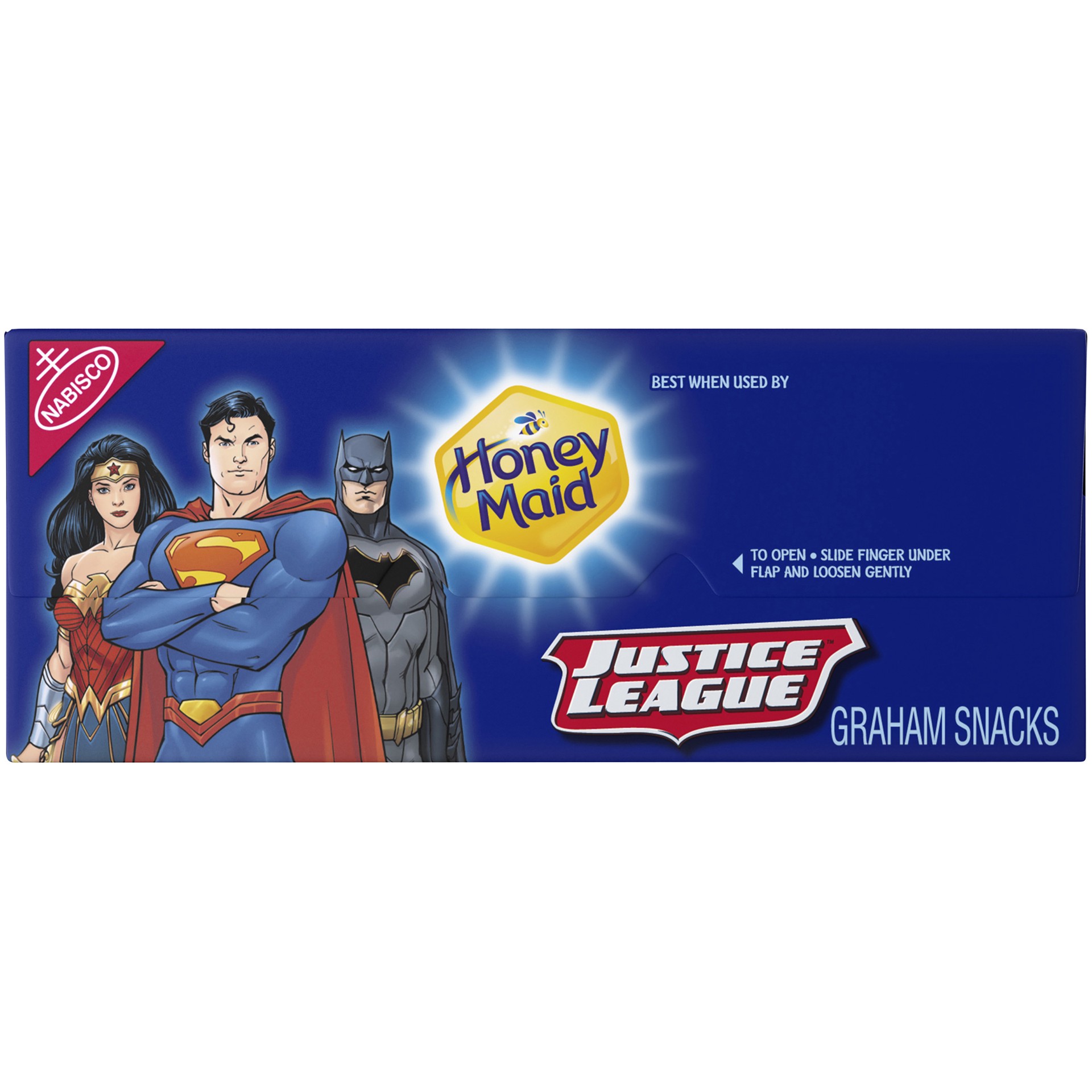 slide 6 of 6, Honey Maid Justice League Graham Snacks, 1 box (13oz), 0.95 lb