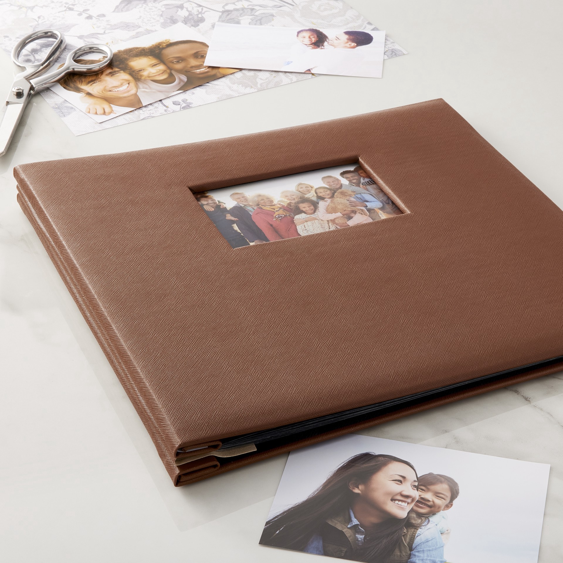 slide 3 of 3, Brown Scrapbook By Recollections, 12" X 12", 12 in x 12 in