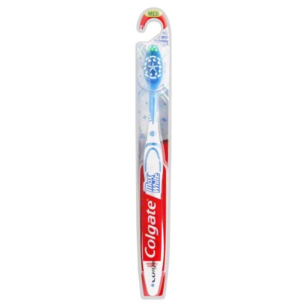 slide 1 of 1, Colgate Max White Medium Toothbrush, 2 ct