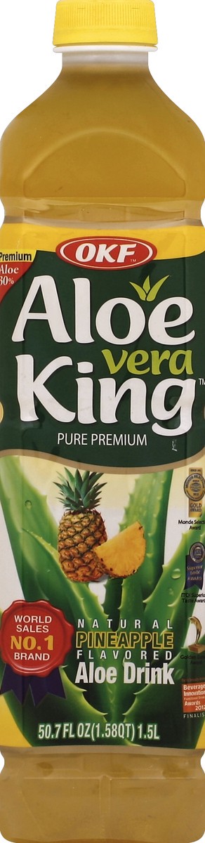 slide 2 of 5, OKF Aloe Drink - 50.7 oz, 50.7 oz