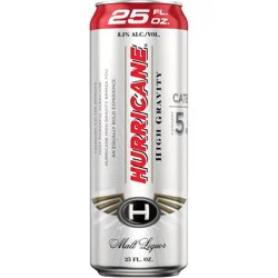 Hurricane High Gravity 6% High Gravity Malt Liquor, 25 fl. oz. Can, 8.1% ABV