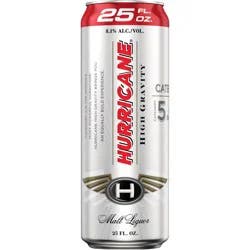 Hurricane High Gravity 6% High Gravity Malt Liquor, 25 fl. oz. Can, 8.1% ABV