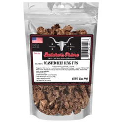 Butcher's Prime Roasted Beef Lung Tips Dog Treats 3.5 oz