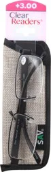 Clear Readers +3.00 Eyeglasses 1 ea Card