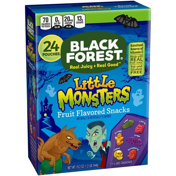 slide 1 of 1, Black Forest Organic Little Monsters Fruit Snacks, 19.2 oz