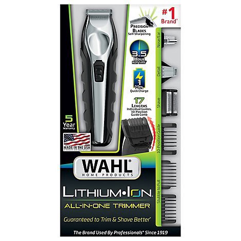 slide 1 of 1, Wahl Lithium Ion Grooming Kit Trimmer All In One Rechargeable Box - Each, 1 ct