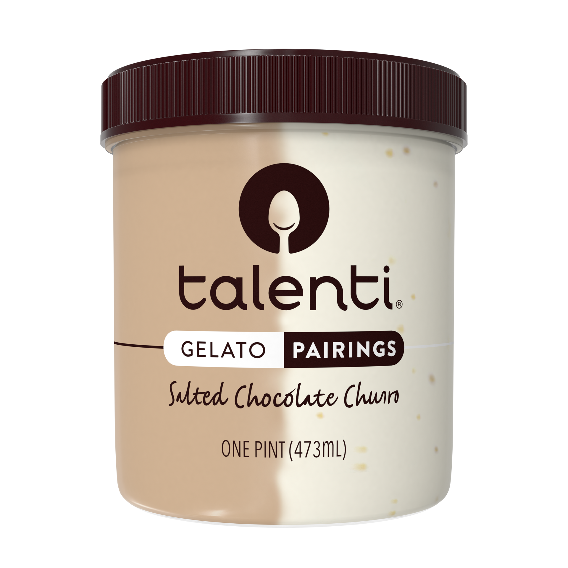 slide 4 of 4, Talenti Salted Chocolate Churro Gelato Pairings 1 pt, 16 oz