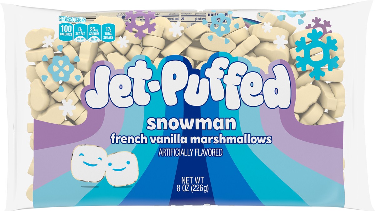 slide 13 of 13, Jet-Puffed Snowman French Vanilla Marshmallows 8 oz, 8 oz