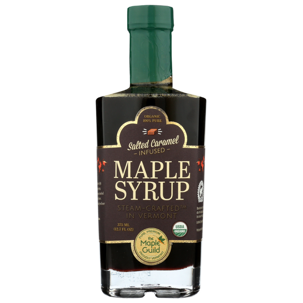 slide 1 of 1, The Maple Guild Organic Salted Caramel Infused Maple Syrup, 12.7 fl oz