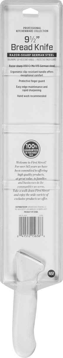 slide 7 of 8, First Street Fs Bread Knife 8In, 1 ct
