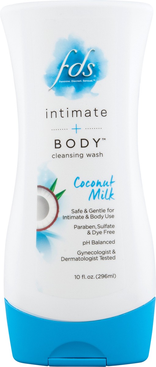 slide 3 of 11, FDS Coconut Milk Feminine Intimate & Body Cleansing Wash, 10 fl oz