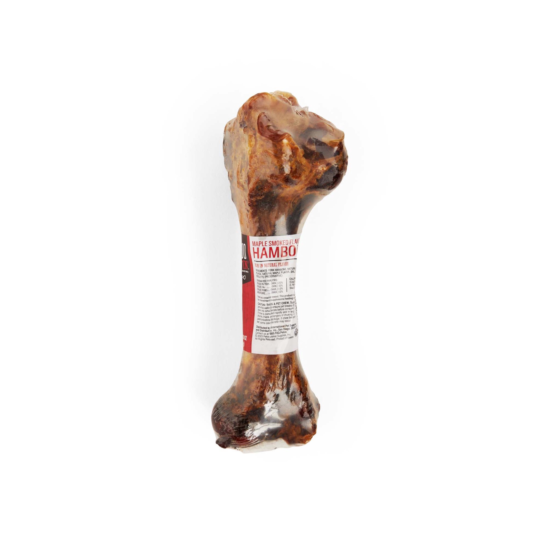 slide 1 of 1, Good Lovin' Maple Smoked Hambone Dog Chew, 23.4 oz