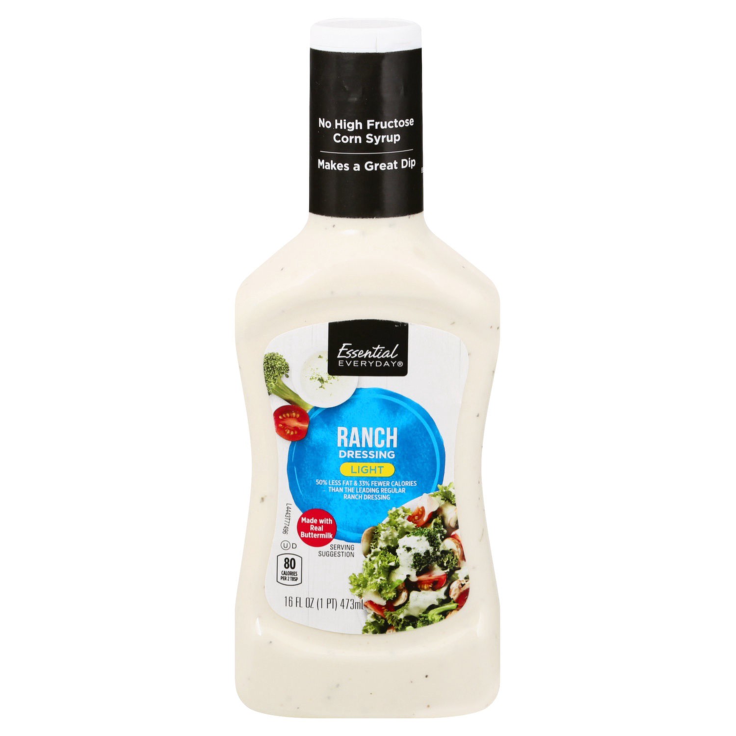 slide 1 of 1, Essential Everyday Light Ranch Dressing, 16 oz