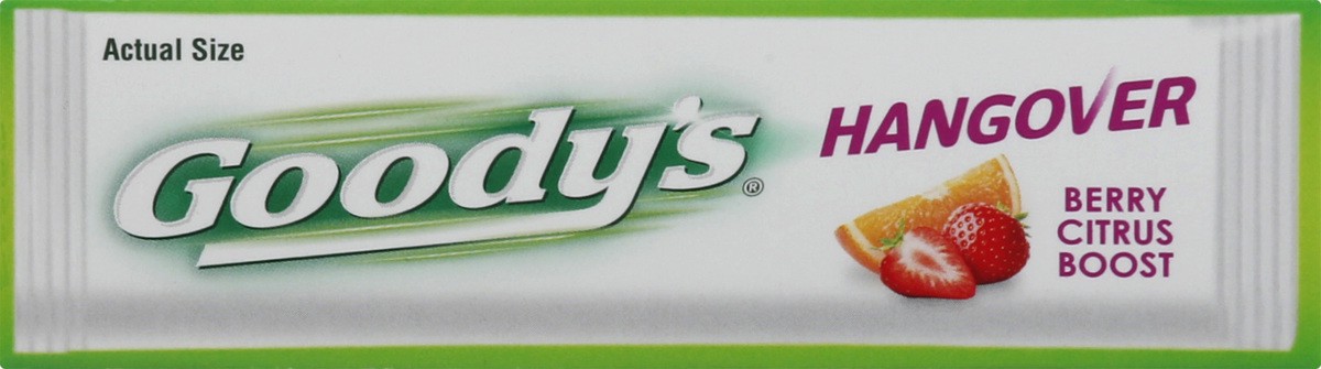 slide 9 of 9, Goody's Powder Stick Packs Berry Citrus Boost Hangover 4 ea, 4 ct