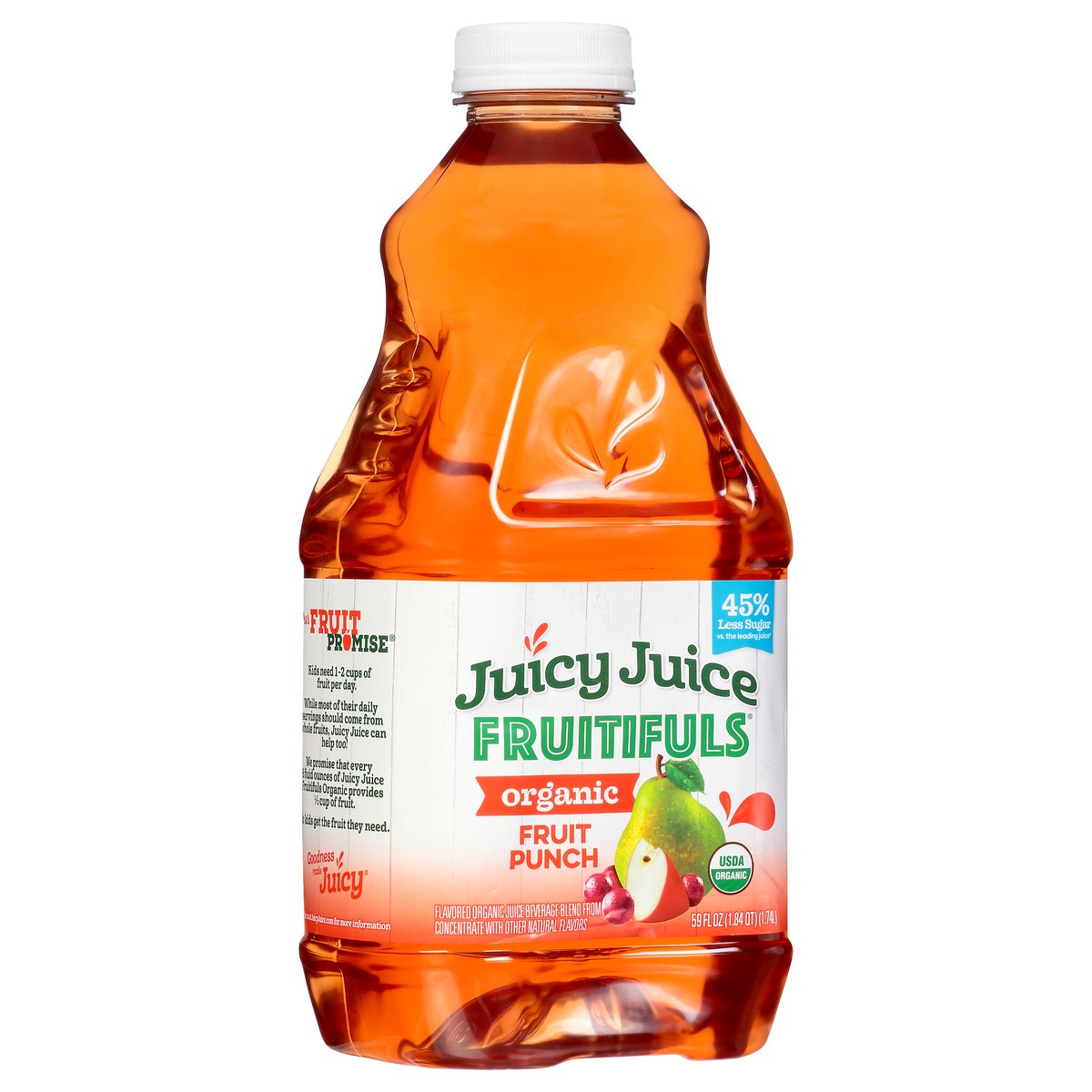 slide 2 of 9, Juicy Juice Fruit Punch Fruitfuls 0-24% - 59 fl oz, 59 fl oz