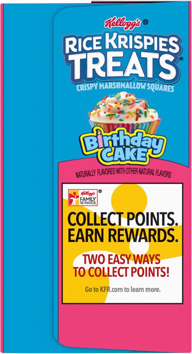 slide 7 of 12, Rice Krispies Treats Kellogg's Rice Krispies Treats Marshmallow Snack Bars, Birthday Cake, 5.4 oz, 7 Count, 5.4 oz