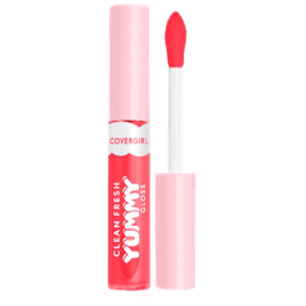 slide 2 of 2, Covergirl Lip Gloss, Yummy Gloss, My Strawbooty 600, 0.33 fl oz