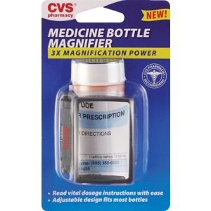 slide 1 of 1, CVS Pharmacy Medicine Bottle Magnifier, 1 ct