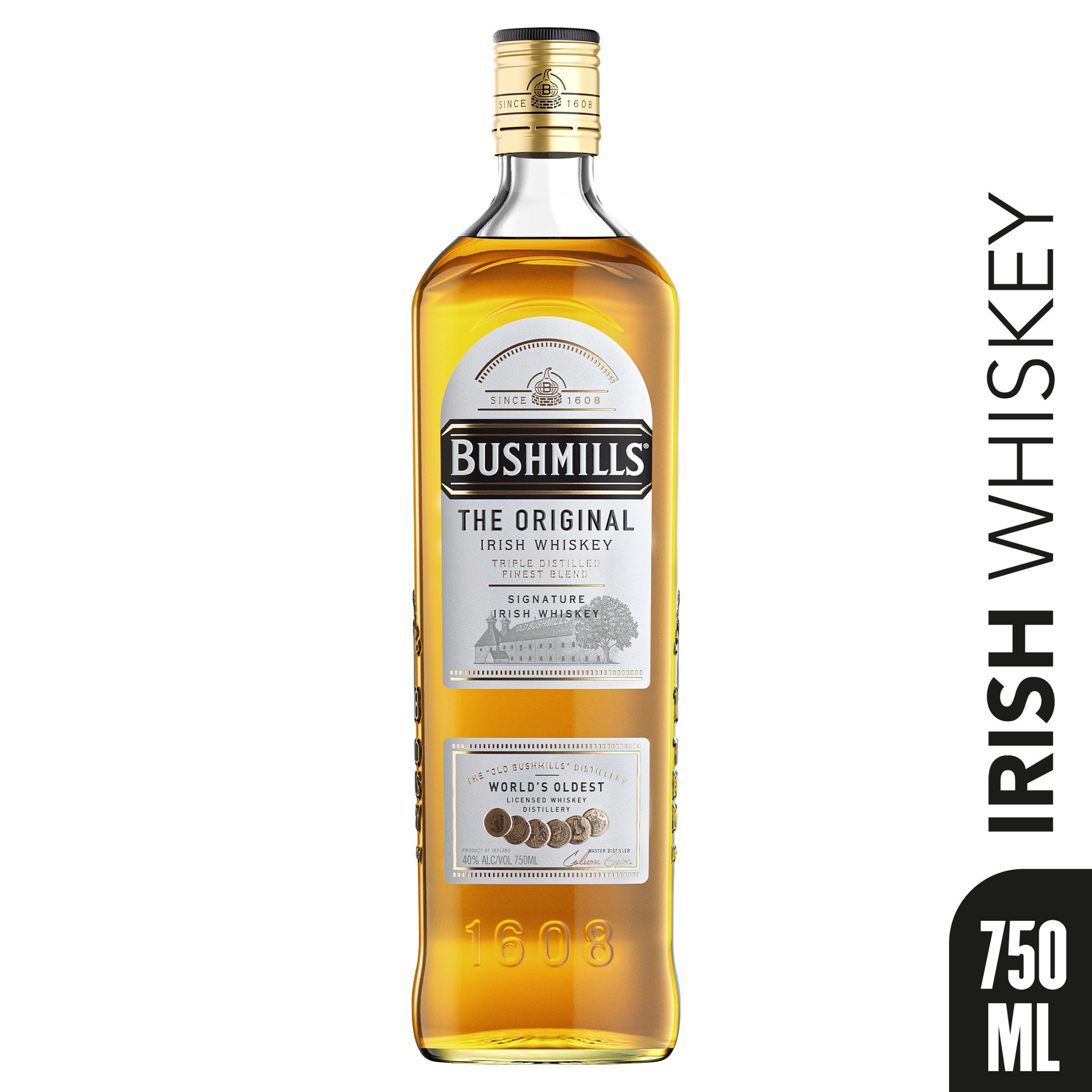 slide 3 of 5, Bushmills Original Irish Whiskey 80 Proof - 750 ml, 750 ml