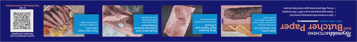 slide 3 of 9, Reynolds Kitchens Pink 75 Sq Ft Butcher Paper with Slide Cutter 1 Each, 0.94 lb