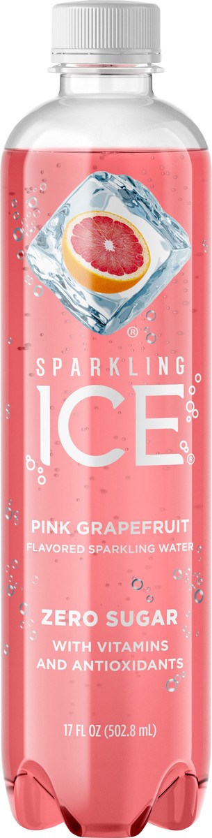 slide 1 of 12, Sparkling ICE Zero Sugar Pink Grapefruit Sparkling Water 17 fl oz, 17 fl oz