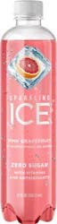 Sparkling ICE Pink Grapefruit, 17 Fl Oz Bottle