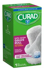 Curad 100% Cotton Gauze Roll