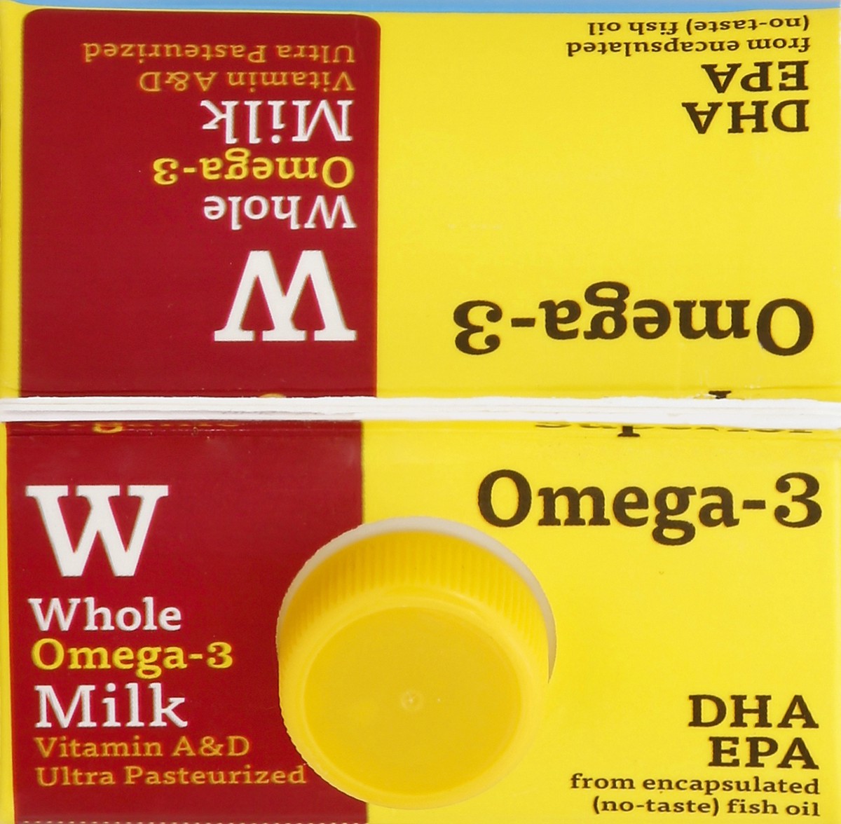 slide 2 of 4, Organic Valley Omega Whole Milk, 1/2 gal