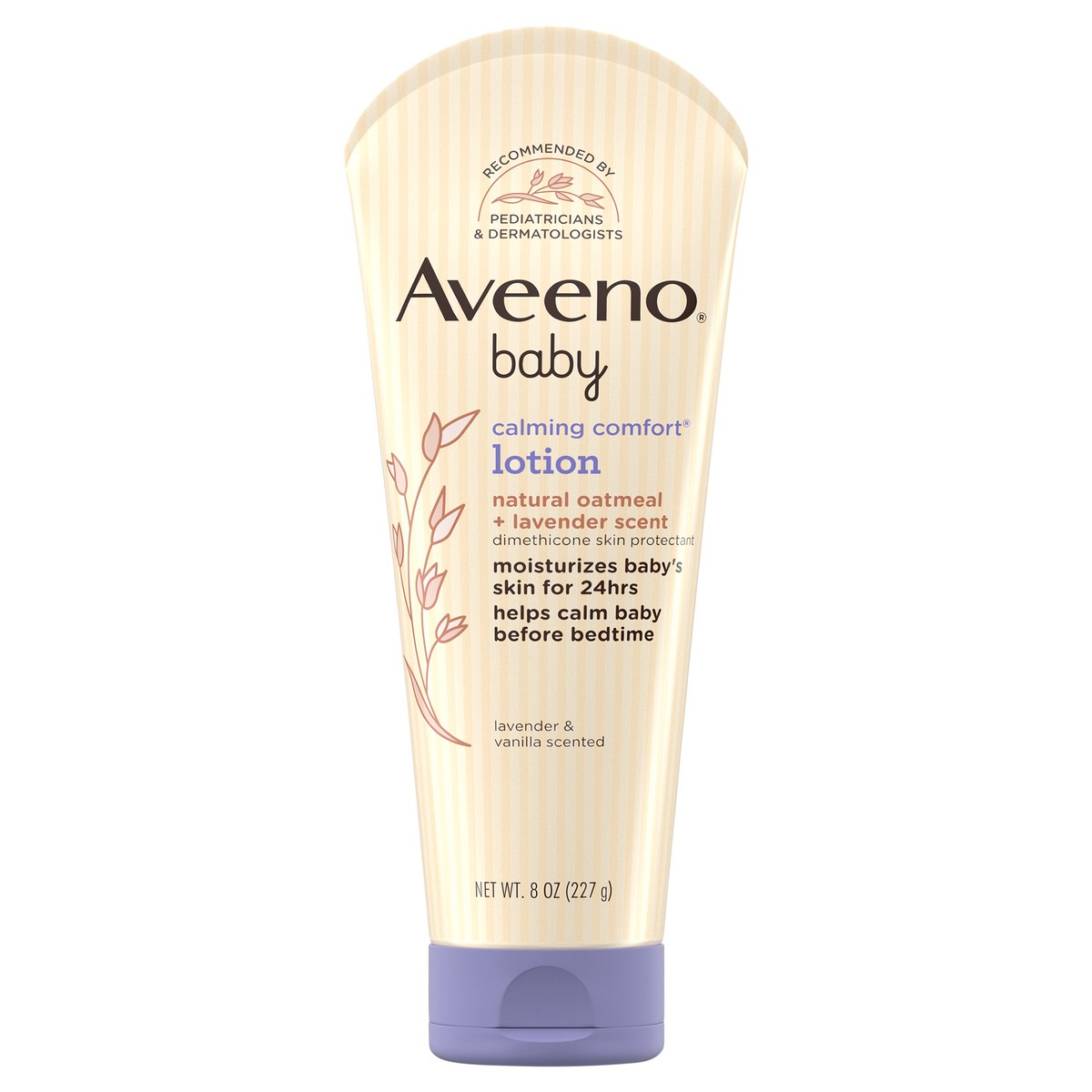 slide 1 of 9, Aveeno Baby Calming Comfort Moisturizing Body Lotion, 8 fl. oz, 8 oz