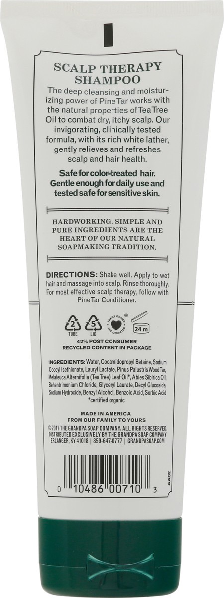 slide 12 of 13, The Grandpa Soap Co. Scalp Therapy Pine Tar Shampoo 8 fl oz, 8 fl oz