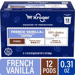 Kroger® French Vanilla Light Roast K-Cup Coffee Pods, 12 ct