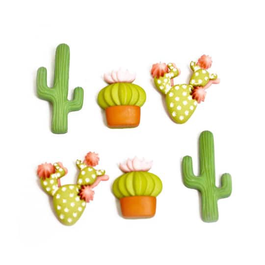 Dress It Up In The Desert Cactus Nature Themed Buttons largest button 1 ...